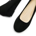 thumbnail image 5 of BURUDANI Women's Mid Wedge Heel Wide Pump Shoes Wide Available, 5 of 8