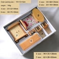 thumbnail image 4 of JWQFBC High Quality DIY Dollhouse Mini Living Room Bedroom Kitchen Set Wooden Furniture Bedroom set, 4 of 7