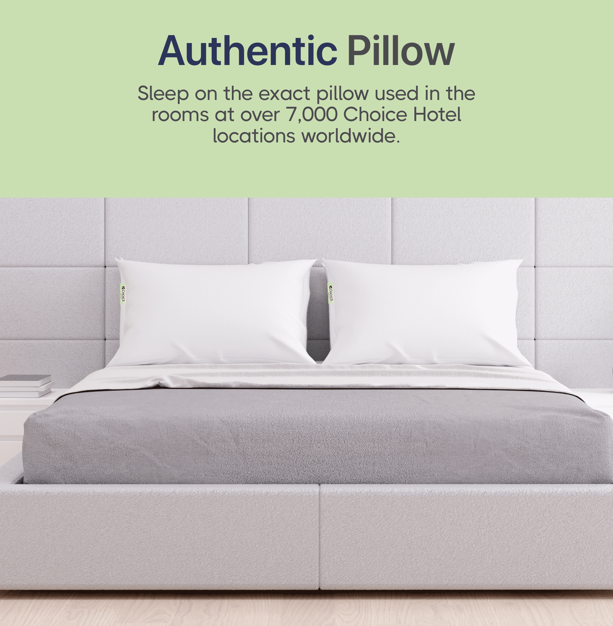 Choice Hotel Luminesse FIRM Pillow Super Standard Found in Many Choice Hotels