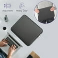 thumbnail image 4 of GASTROPOD Laptop Bag,15in Slim Fashion Design Laptop Sleeve,Full Protection Premium Zipper Computer Bag,Gray, 4 of 7