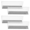 thumbnail image 2 of Shelf Separators Transparent Plastic Supermarket Convenience Store Display 15.00X5.00X4.00CM 4Pcs, 2 of 4