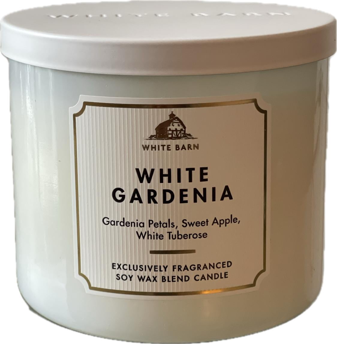 Bath & Body Works White Gardenia Scented 3 Wick Candle 14.5 oz