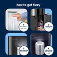 thumbnail image 4 of Sodastream Fountain Sparkling Drink Maker Black/Silver, Includes CQC CO2, Water Tank, 2 Flavor Connect Caps, and Pepsi Zero Drink Mix, 14.9oz, 4 of 13