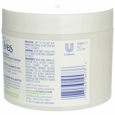 St. Ives Renewing Collagen & Elastin Moisturizer, 10 oz (Pack of 4)