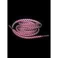 thumbnail image 2 of INSPIRE CHIC 2 Pairs Athletic Unisex Elastic Reflective Round Shoelaces for Sneakers Fuchsia 100 cm/39.5", 2 of 5