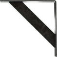thumbnail image 4 of Ekena Millwork 2"W x 14"D x 14"H Traditional Steel Bracket, Antiqued Pewter, 4 of 13