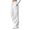 White, variant on BAVIRRA Women's Drawstring Elastic Waist Cargo Wide Leg Sweatpants, Knit Flared Casual Pants with Large Cargo Pockets, Loose Streetwear Lounge Bottoms