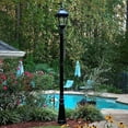 thumbnail image 4 of Imperial Bulb II Solar Post Light with 3" Fitter - Black, 4 of 10