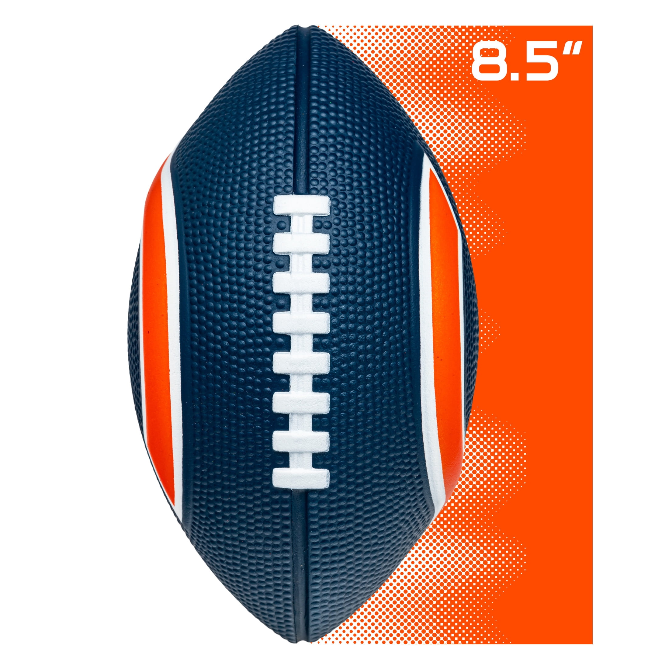 Franklin Sports NFL Chicago Bears Football - Kids Foam Football - Soft Football - Mini Size - Perfect for Gameday - 8.5" 3D logos!