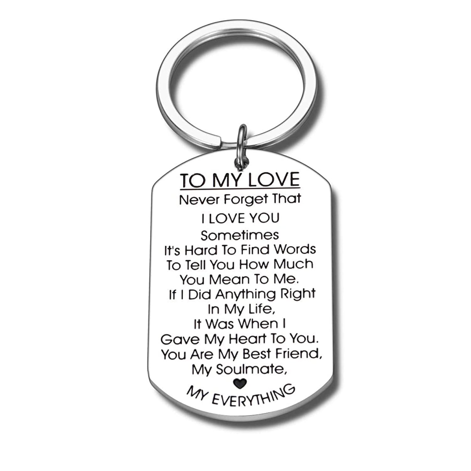 Special Wife Gifts Cool Valentine's Day Keychain From Wife Wishing You Knew How Much I Love You And How Deeply In Love With You I Am