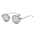 thumbnail image 5 of Gafas de sol cuadradas pequeñas para mujer, gafas de sol planas de calle de moda para hombre, gafas de sol de ocho lados, 5 of 5