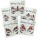 thumbnail image 1 of wonima02 Halloween Face Gems Face Jewels Sticker Eyes Body Gem Sticker Temporary Face Tattoos,5-Pack, Red, 1 of 1