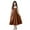 Brown, variant on Red Christmas Dress Winter Dress Bridesmaid Dresses Winter Maxi Dress Black Party Dress Ruffle Dress Toddler Santa Outfit, Brown 13-14 Years