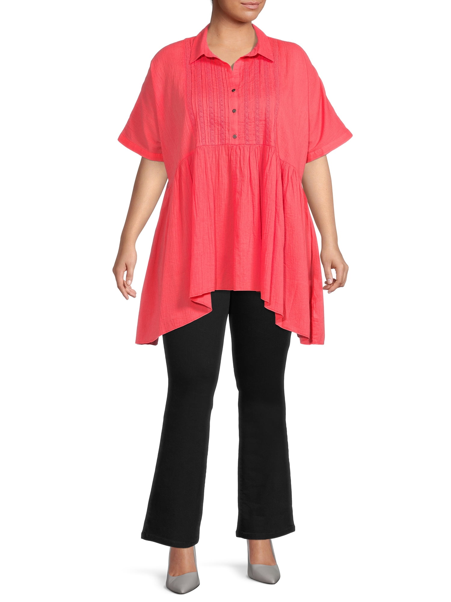 Terra & Sky Women's Plus Size Bootcut Jeans