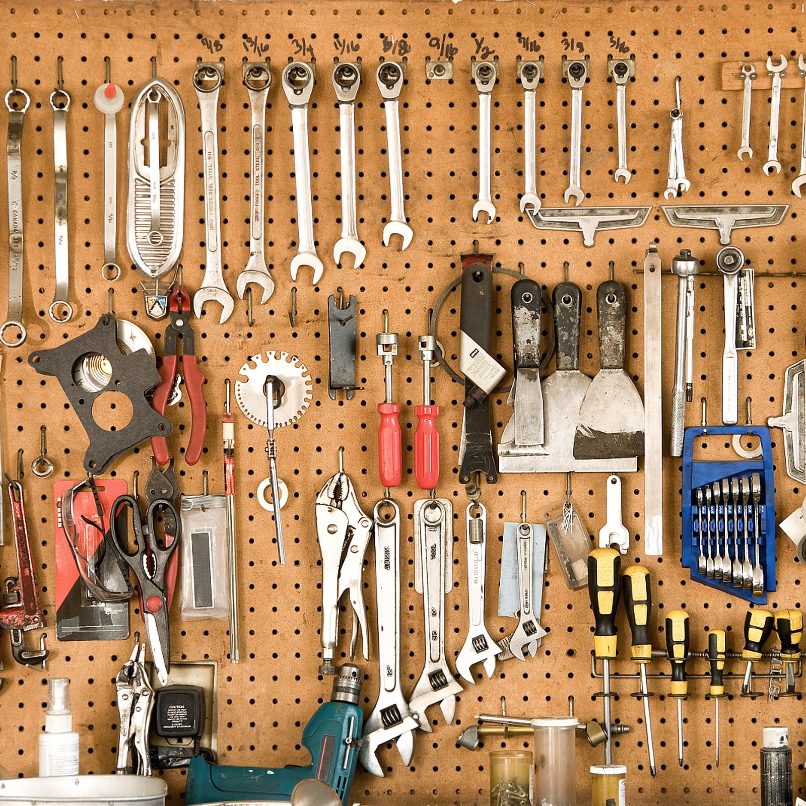 INCLY 278PCS Pegboard Accessories Organizer Kit, Peg Board Hooks Set with Bins for Organizing Various Tools, 1/8 and 1/4 inch Pegboard Hooks Assortment for Hanging Storage, Garage Wall Attachments