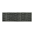 thumbnail image 2 of BizChair Geometric Bohemian Low Pile Rug - 2' x 6' - Dark Gray/Ivory Polyester, 2 of 8