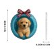 thumbnail image 3 of Horivan 3 Packs Exquisite 2D Acrylic Animal Backpack Charm Car Hanging Ornament Cute Pendant Decor for Daily Use and Vehicle Interior Styling Accessories, 3 of 7