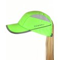 thumbnail image 3 of C.C Ponycap Messy High Bun Ponytail Water Resistant Adjustable Mesh Reflective Sporty Baseball Cap, Neon Lime, 3 of 4