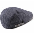 thumbnail image 4 of Prolriy Newsboy Hats for Men Flat Mens Hats Unisex Breathable Mesh Summer Hat Newsboy Beret Cap Cabbie Flat Cap Cabbie Beret Hats for Men Navy, 4 of 7