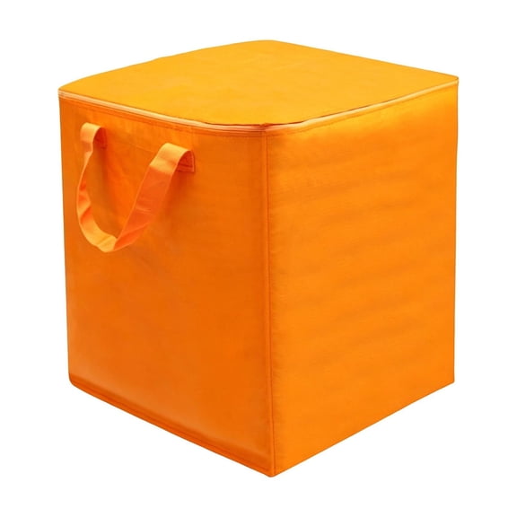 300L Large Foldable Storage Bag, 24.8 x 28.35 Inch Heavy Duty with Handles, for Moving Dorm Travel