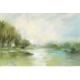thumbnail image 2 of Vassileva, Silvia 14x11 White Modern Wood Framed Museum Art Print Titled - Lakeside Fog Sage, 2 of 4
