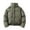 Gray, variant on IYTR Mens Puffer Jacket Stand Collar Zip Up Down Jackets Long Sleeve Stand Collar Winter Warm Coats with Pockets (Beige,M)