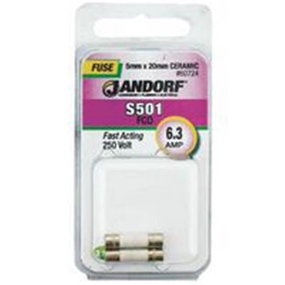 Jandorf Fusible Spécialisé S501 6.3A Action Rapide 60724