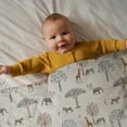 thumbnail image 4 of Gllquen Baby Blanket for Boys Girls Super Soft Plush Minky Blanket with Double Layer Dotted Backing for Toddler with Natural History Multicolor Printed 30"x 40", 4 of 11