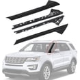 thumbnail image 3 of Set Outer & Inner Windshield Trim Moldings For 2011-2019 Ford Explorer US STOCK, 3 of 12