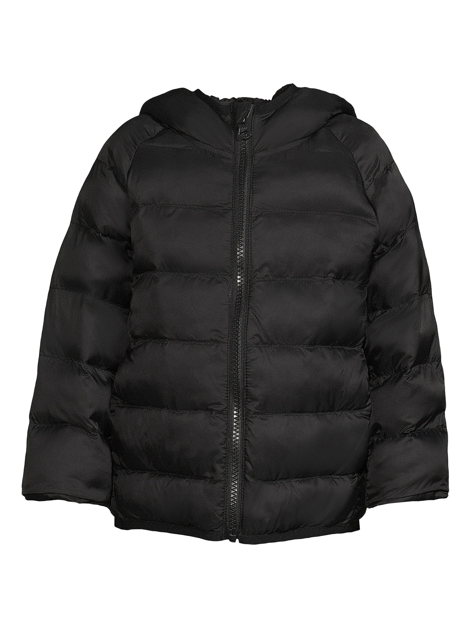 Wonder Nation Toddler Boys and Girls Unisex Packable Quilted Puffer Jacket, Sizes 12M-5T