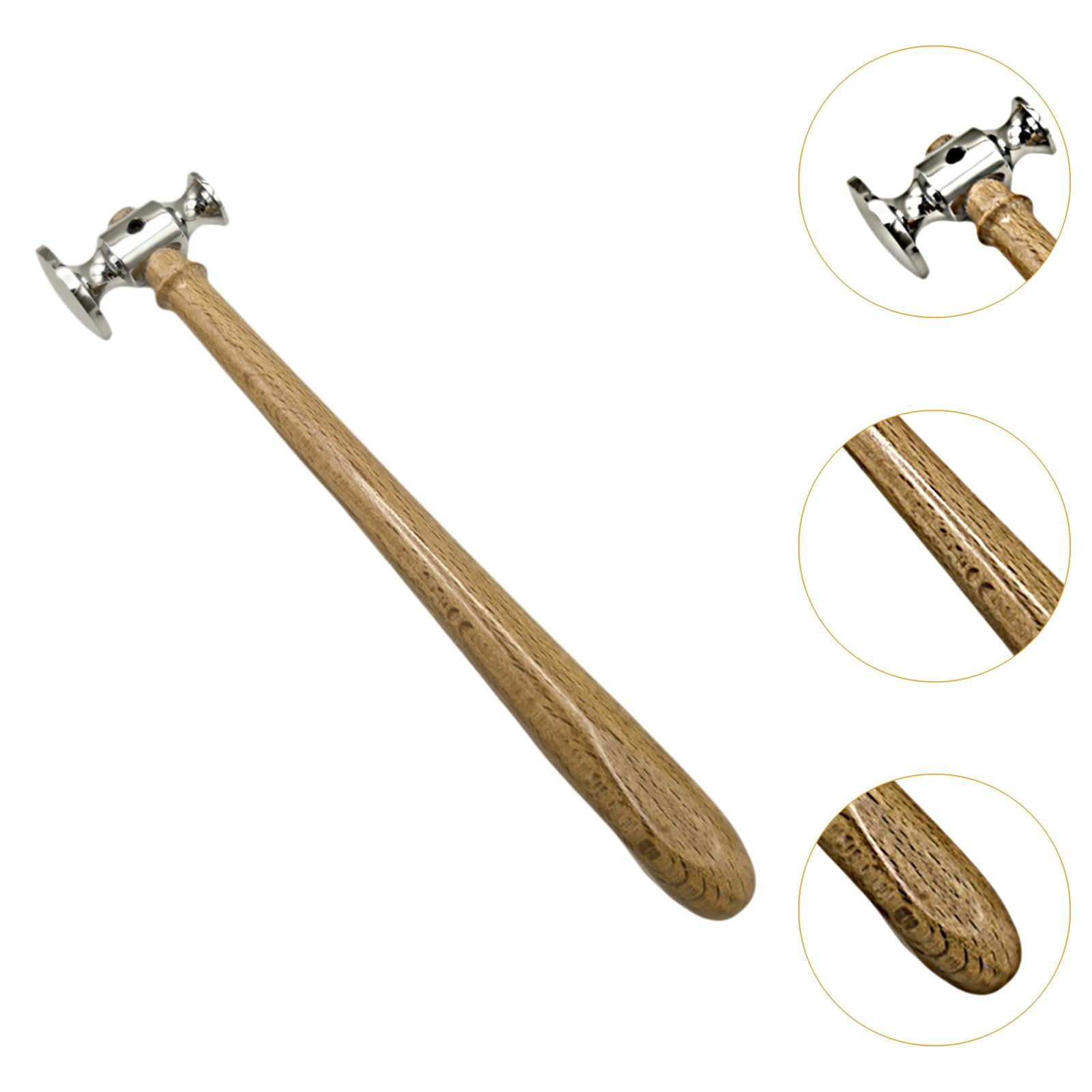 JWQFBC Fret Hammers, Multi-Function, Wooden Handle, Compact, Professional, Repair Tool, Iron Hammer