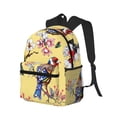thumbnail image 2 of Lsque Beautiful Bright Birds And Flowers Classic Casual Backpack - Large Capacity Water-Resistant Backpack for School, Work, Travel, and Outdoor Activities, 2 of 8