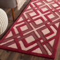 thumbnail image 3 of SAFAVIEH Martha Stewart Baldric Geometric Wool Area Rug, Gold/Ivory, 3' x 5', 3 of 10