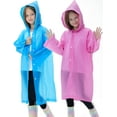 thumbnail image 4 of Lot de 2 Imperméables pour Enfants Réutilisables, Ponchos de Pluie en EVA Manteau de Pluie d'Urgence pour Enfants, 4 of 4