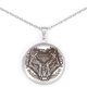 thumbnail image 1 of Collar de Plata con Medallón de Recuerdo de Lobo Odín Vikingo Nórdico, 18", 1 of 5