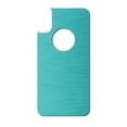 thumbnail image 3 of DistinctInk Custom SKIN / DECAL compatible with OtterBox Commuter for iPhone XS MAX (6.5" Screen) - Teal Stainless Steel Image Print - Printed Image of Stainless Steel, 3 of 5