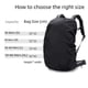 thumbnail image 3 of Funda para mochila de montañismo al aire libre, funda universal para lluvia y polvo, funda impermeable para mochila escolar, 3 of 4