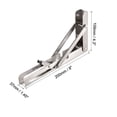thumbnail image 2 of Uxcell Folding Bracket 8 inch for Table Desk Wall Mounted Support Collapsible Long Release Arm Stainless Steel 1pcs, 2 of 3