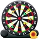 thumbnail image 1 of Juego de fútbol inflable Dartboard OZIS Giant, 3 m, negro, 110 V, 1 of 8