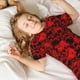 thumbnail image 5 of Fotbe Red Skulls 3 Pijama Estampada de 2 Piezas para Niños – Ropa de Dormir de Manga Corta Cómoda para Niños y Niñas, Camiseta y Shorts de Algodón-Large, 5 of 6