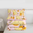 thumbnail image 5 of Erosebridal Yellow Funny Capybara Twin Comforter Sets,Cute Orange Pattern Bedding Set For Capybara Lovers ,Reversible Pink 2 Pieces, 5 of 7