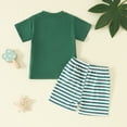 thumbnail image 4 of UAYOTSE Toddler Baby Boy Outfit Cart Hole Shirt Shorts Set Summer Vocation Clothes,Sizes 6-12 Months, 4 of 9