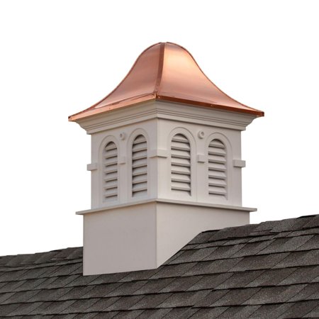 98" Beautiful Handcrafted Smithsonian Collection "Montgomery" Vinyl Cupola with Copper Roof