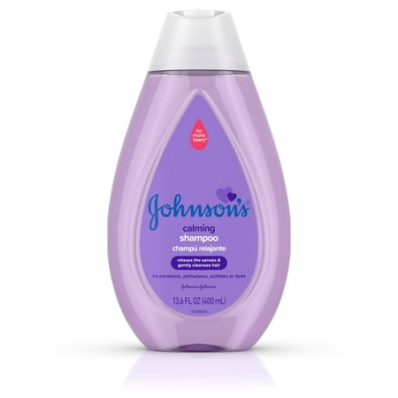 (2 Pack) Johnson's Calming Baby Shampoo with NaturalCalm Scent, 13.6 fl. (Best Lemon Scented Shampoo)