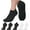 06-black/White, variant on 5 Pairs Pilates Socks Yoga Socks with Grips for Women Non Slip, Pilates, Workout, Pure Barre, Ballet, Dance, Hospital Socks