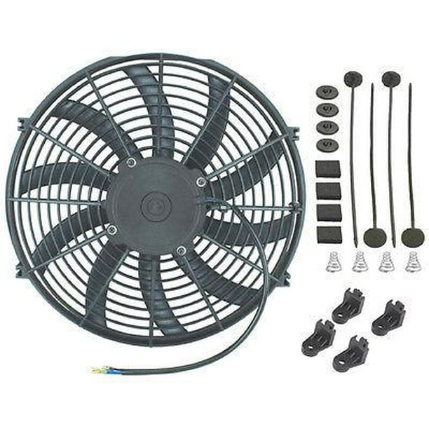 American Volt 14 Inch Electric Fan Radiator Cooling 90w Motor Performance 2500 Cfm Walmart Com Walmart Com