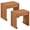 Beige-18", variant on Costway 1 PCS Outdoor Garden Bench, Single Person Patio Backless Bench with 242 LBS Weight