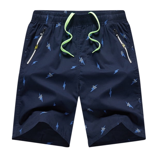 Pantalones Cortos Casuales de Camuflaje Imprimidos Sueltos Capris, Pantalones de Algodón de Pierna Recta para Uso Al Aire Libre, Ocio Y Verano Diario