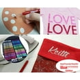 thumbnail image 6 of Siser Glitter Iron On Heat Transfer Vinyl 12 Inches by 12 Inches True Blue, 6 of 7