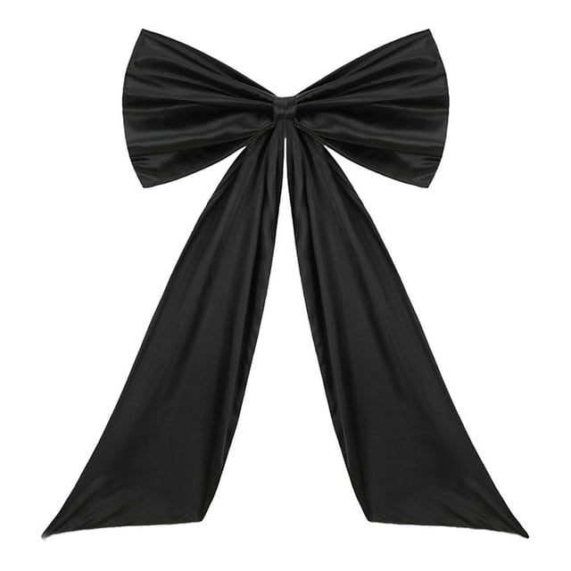 La Proa Cinta Satén Corbata Gigante Colgando Bowknot Fiesta Pared ()